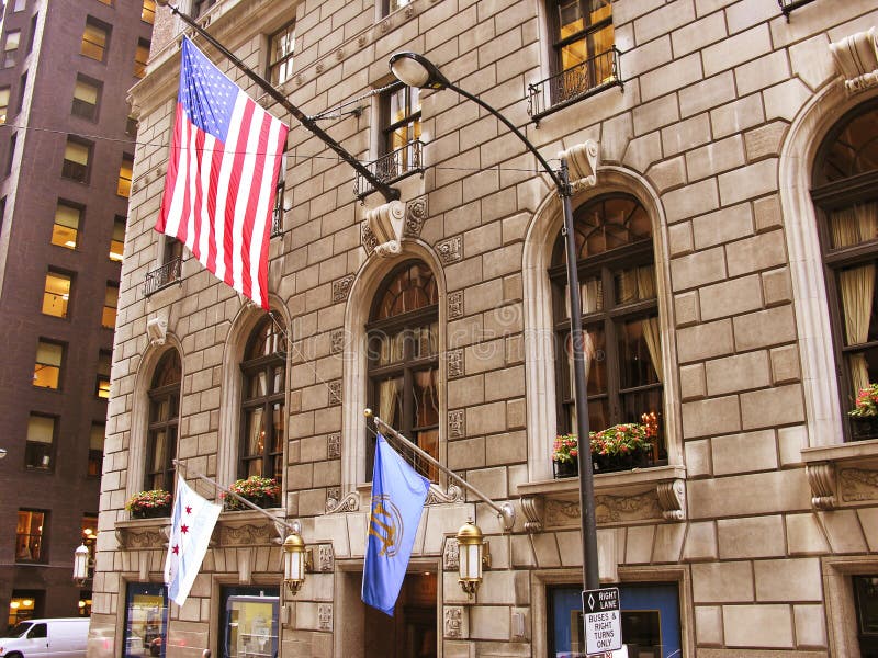 View of Chicago stock image