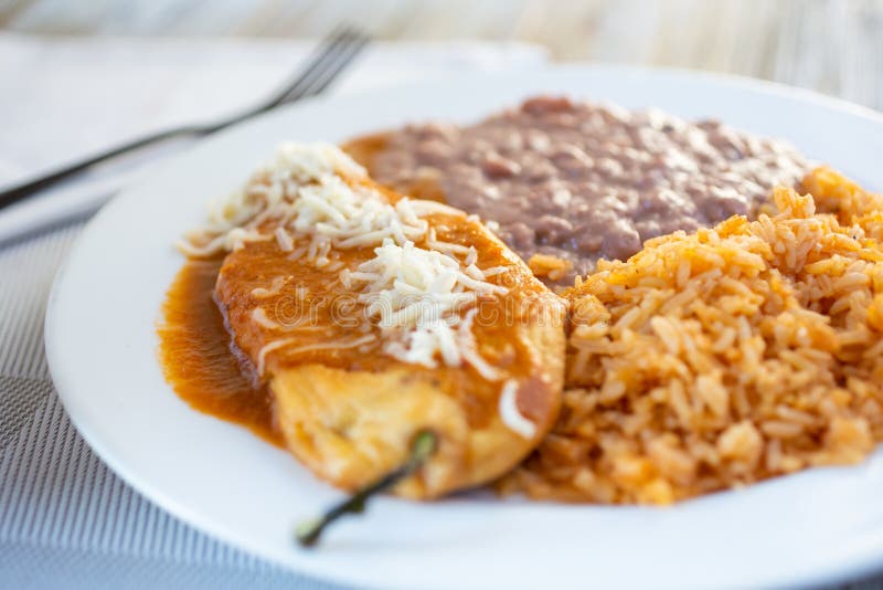 Chile relleno stock image. Image of spicy, fork, setting 192733521