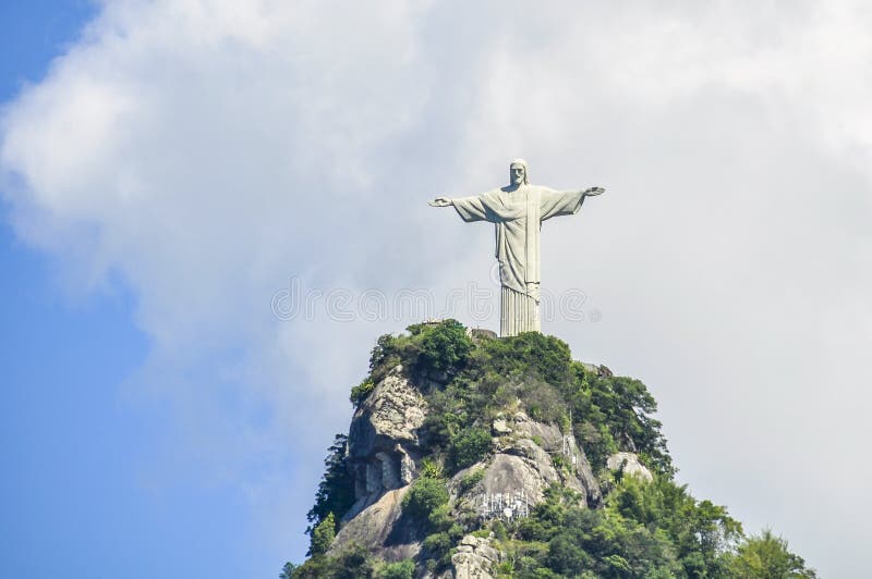 View of Christ the Redeemer, Rio de Janeiro, Brazil stock photos View of Christ the Redeemer, Rio de Janeiro, Brazil stock photos