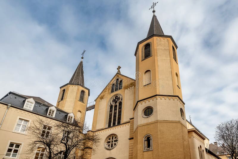 View at the Church of Saint Alphonse in Luxembourg City, Luxembourg