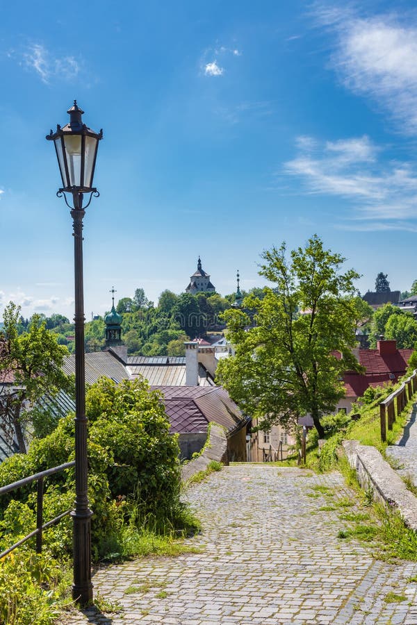 View of the city Banska Stiavnica