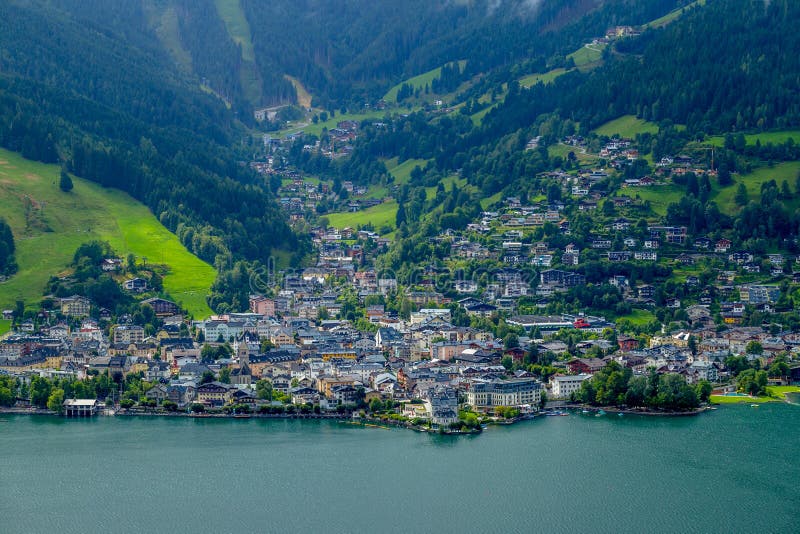 View of the City Center of Zell am See