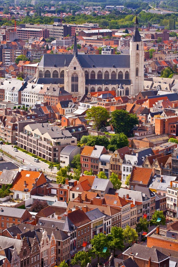 View of the city of Malines (Mechelen)