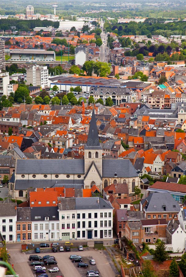 View of the city of Malines (Mechelen)