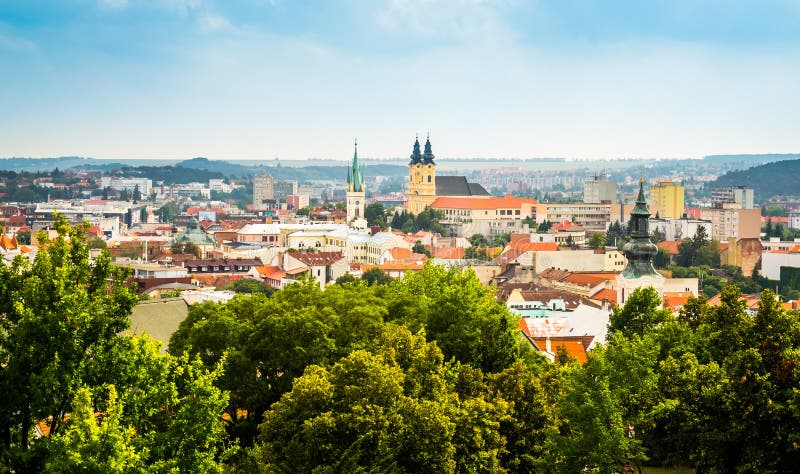 View of the City of Nitra, Slovakia