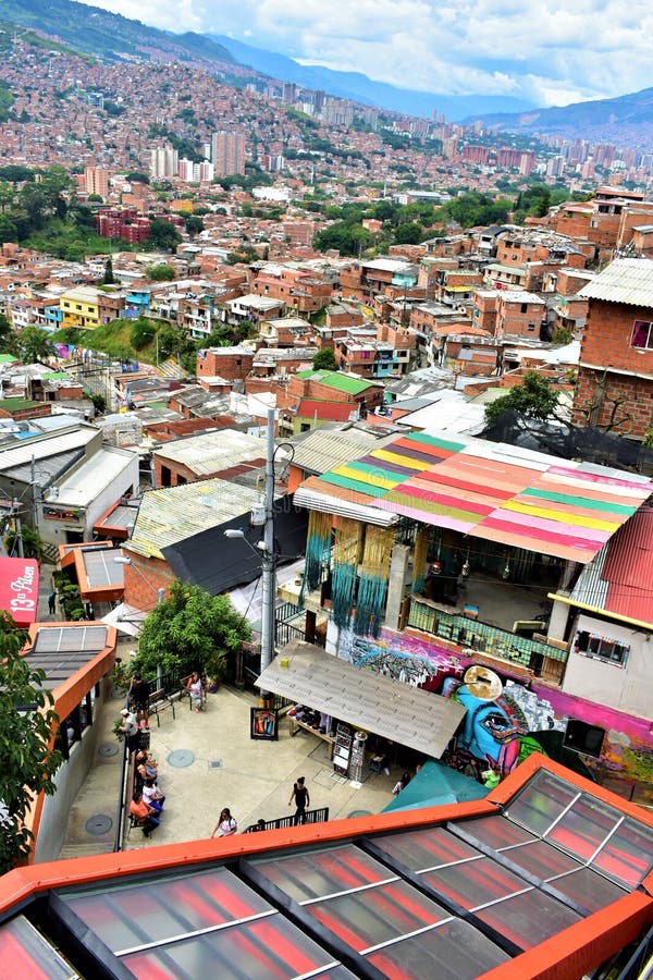 Escaleras en la comuna 13 de medellin royalty free stock photos Escaleras en la comuna 13 de medellin royalty free stock photos