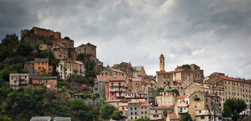 View of Corte, Corsica