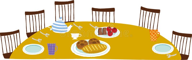 Dinner Table Stock Illustrations – 305,764 Dinner Table Stock