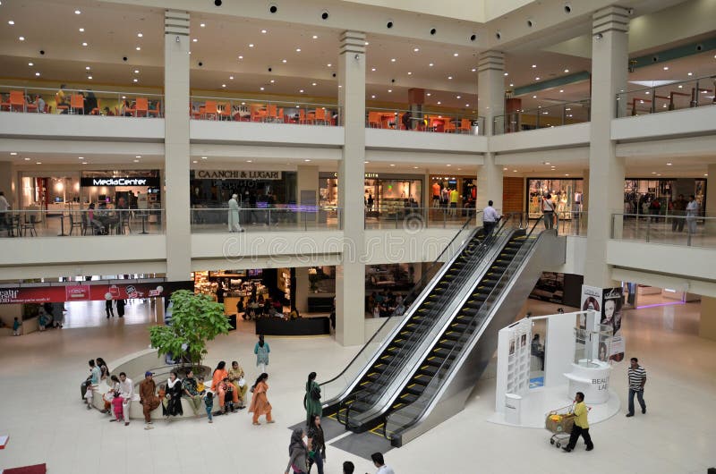View Of Dolmen City Shopping Mall In Karachi, Pakistan Editorial Stock