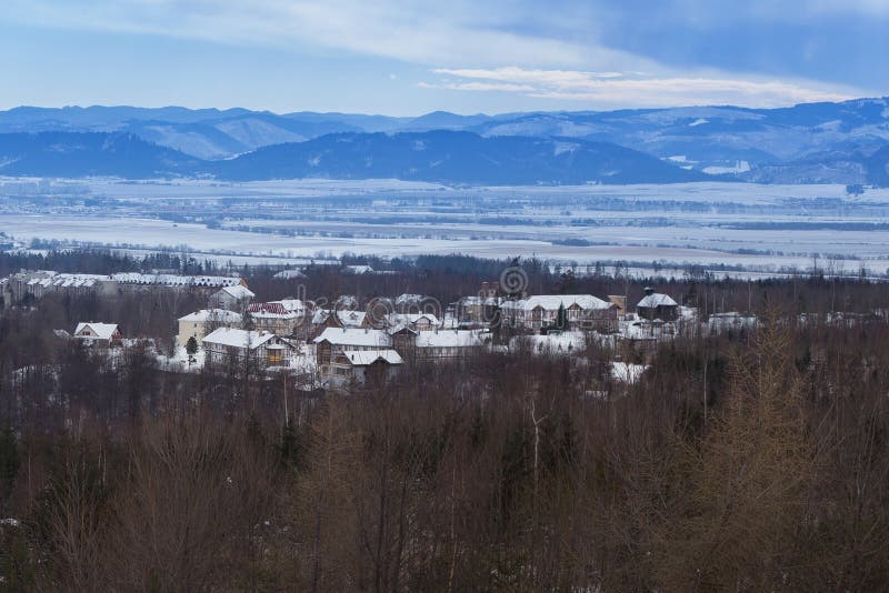 View of the Dolny Smokovec. Slovakia.