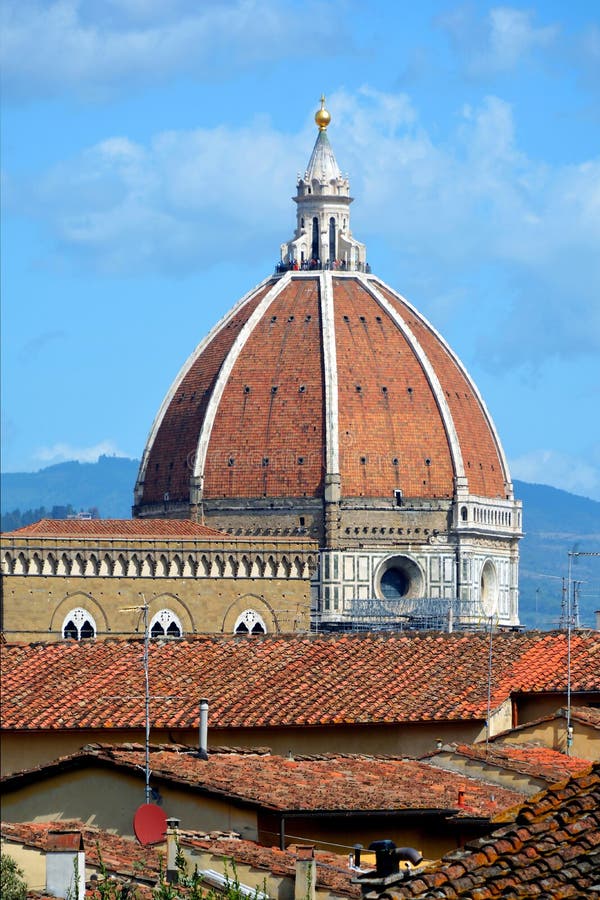 Dome Of The Cathedral Of Florence - Italy. Editorial Stock Image ...