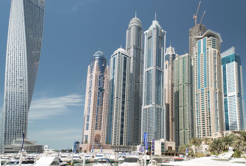 View of Dubai Marina, UAE