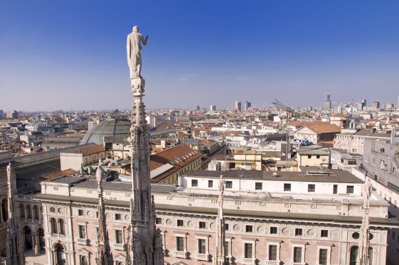 View from Duomo, Milan