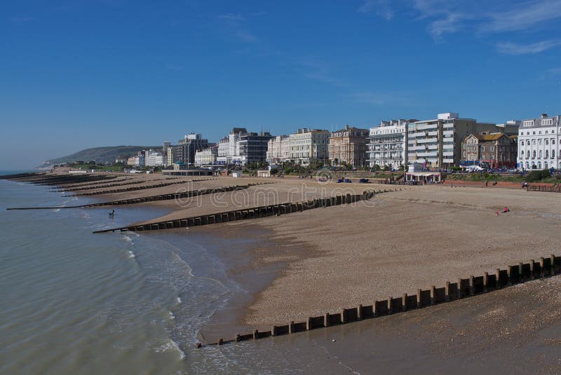 View of Eastbourne Seafront Stock Image Image of outdoors, head 19080269