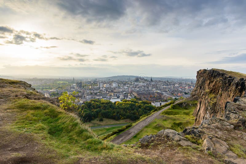 The view of Edinburgh from Arthur s seat