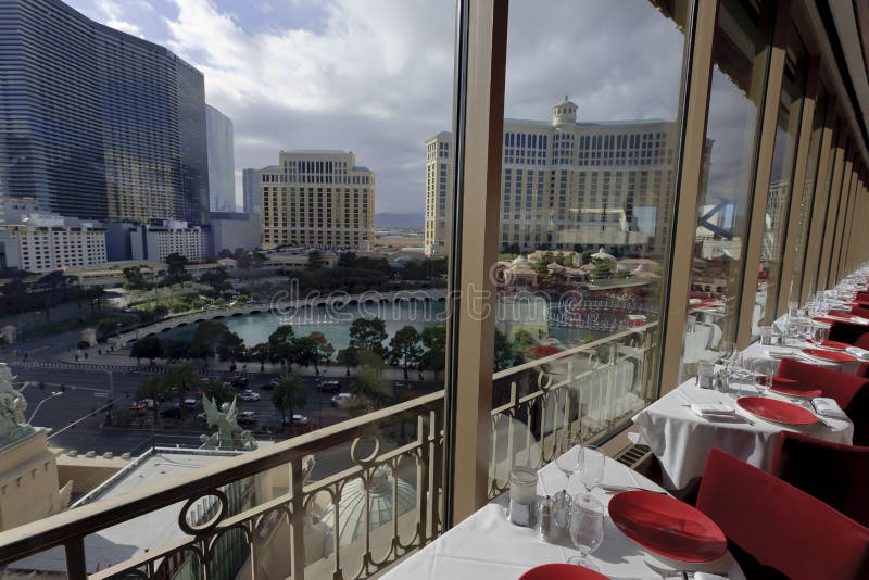 View from the Eiffel Tower, Las Vegas Editorial Photography - Image of  eiffel, resort: 17190402