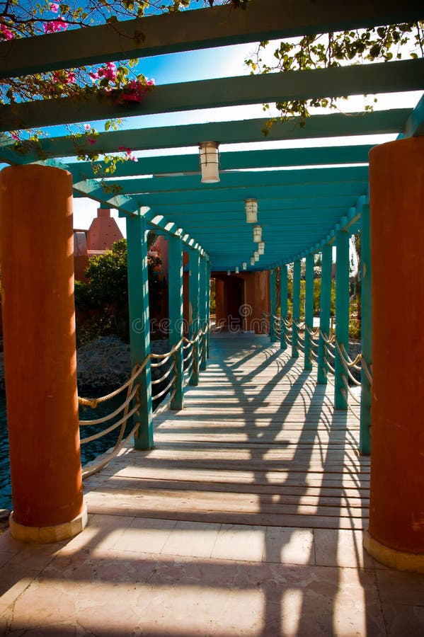 View from El-Gouna Resort stock images