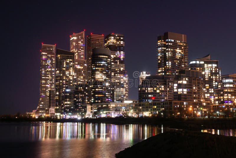 View at Etobicoke skyline stock photo. Image of calm 244213488