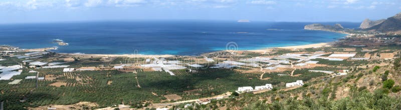 view of Falasarna beach