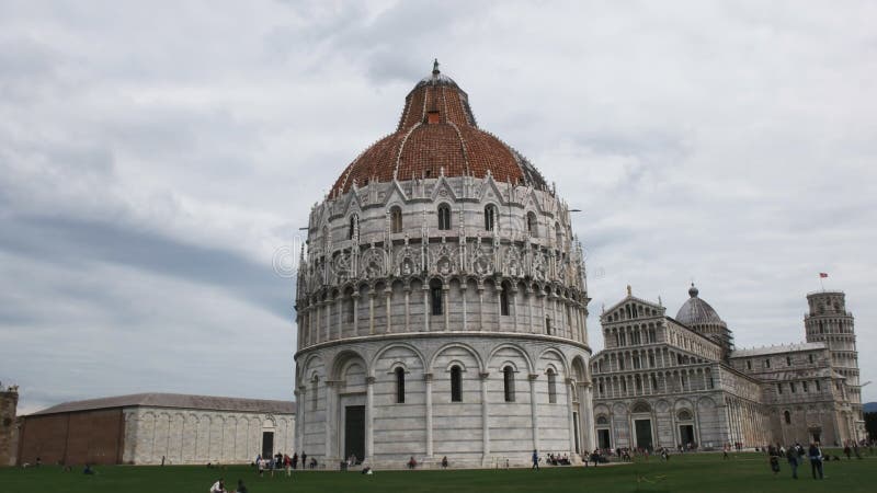 A view of the famous baptistry, Pisa