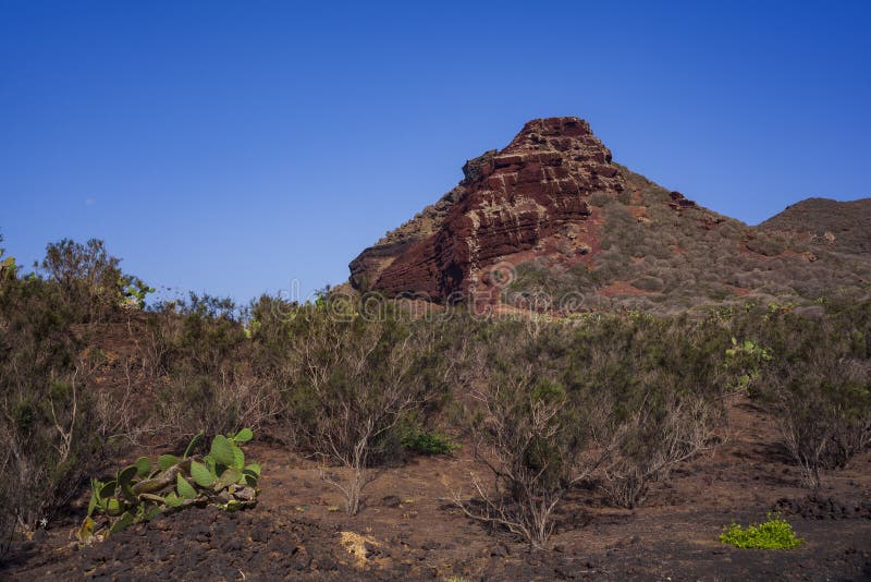 Famous Mountain Called Calcarella, Sicily Stock Photo Image of famous