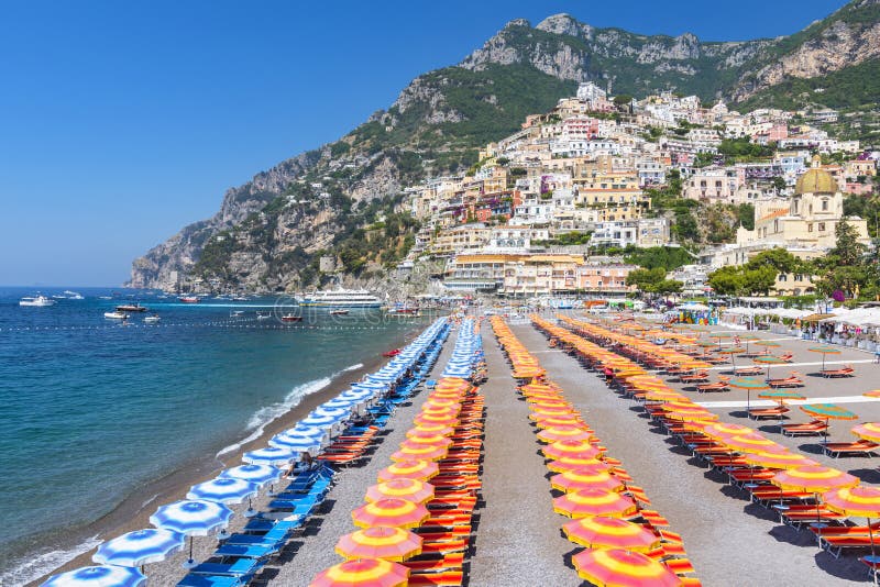 Beach in Capri stock image. Image of sunny, refreshing - 10530763