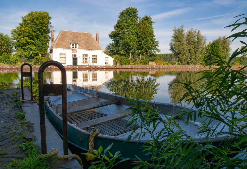 View at the ferry house in Overschie