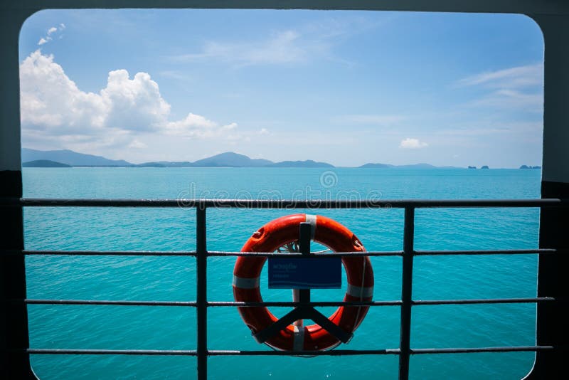 View on the ferry to Koh Samui.