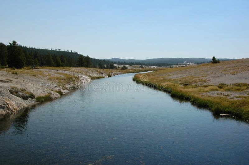 Landscape In Yellowstone stock photo Landscape In Yellowstone stock photo