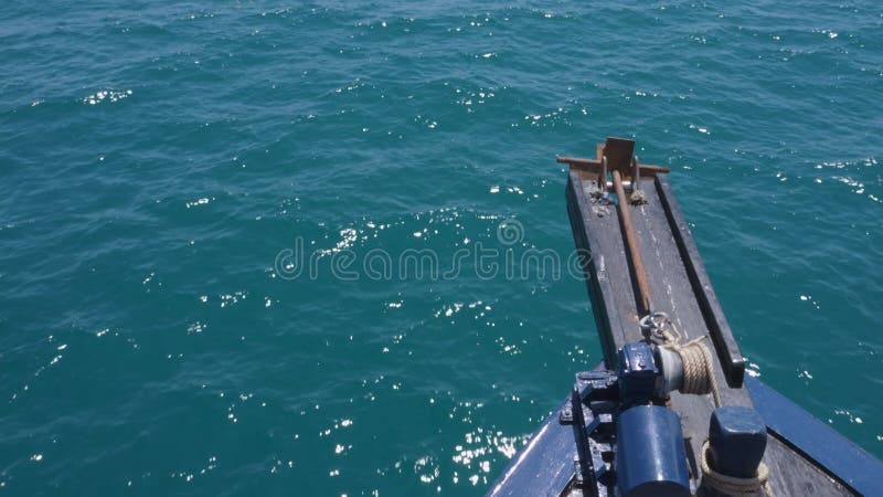 View front from the passenger ship in pacific ocean. stock video