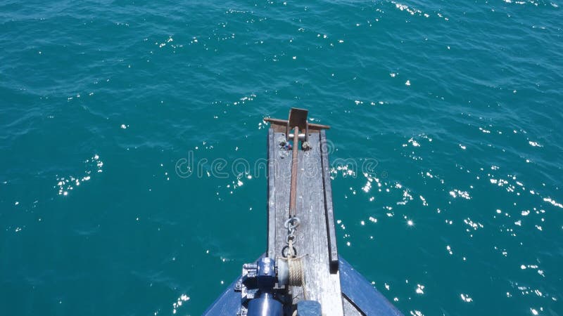 View front from the passenger ship in pacific ocean. stock video footage.