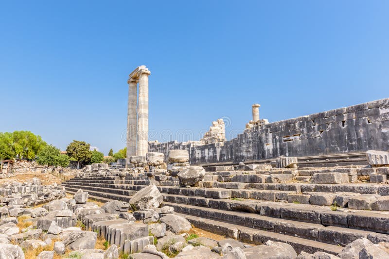 Apollo Temple at Didyma in Didim,Aydin,Turkey.