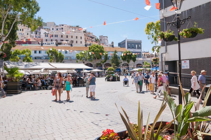 View of Grand Casemates Square in Gibraltar Editorial Stock Photo ...