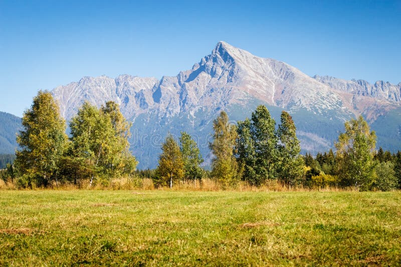 Vrch Kriváň ve Vysokých Tatrách, Slovensko