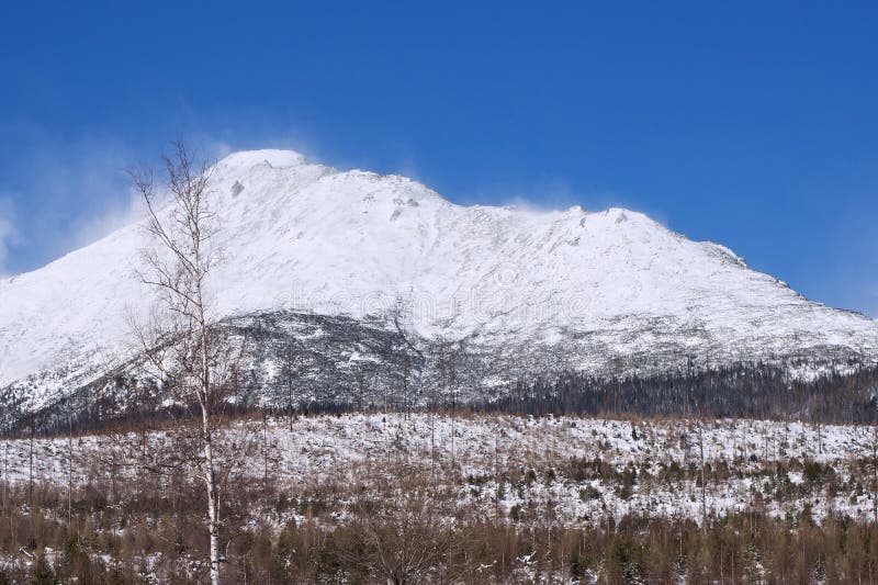 View of the High Tatras mountains.