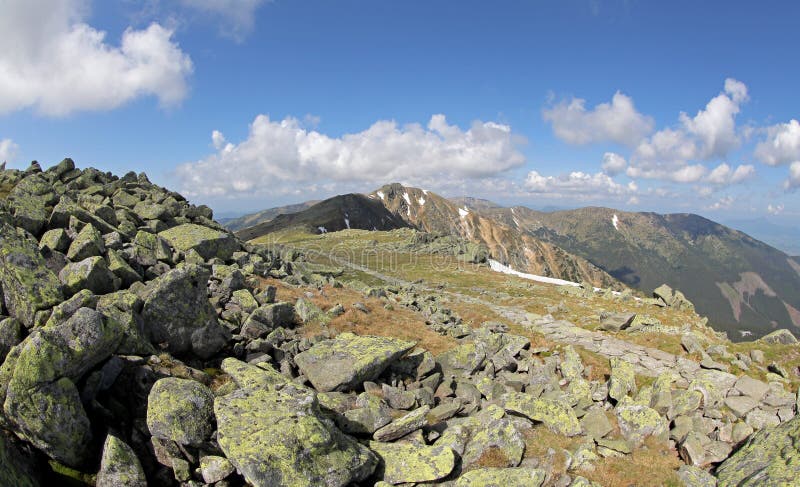 View from hill Chopok, Slovakia