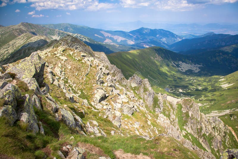 Pohľad z vrchu Ďumbier, Slovensko