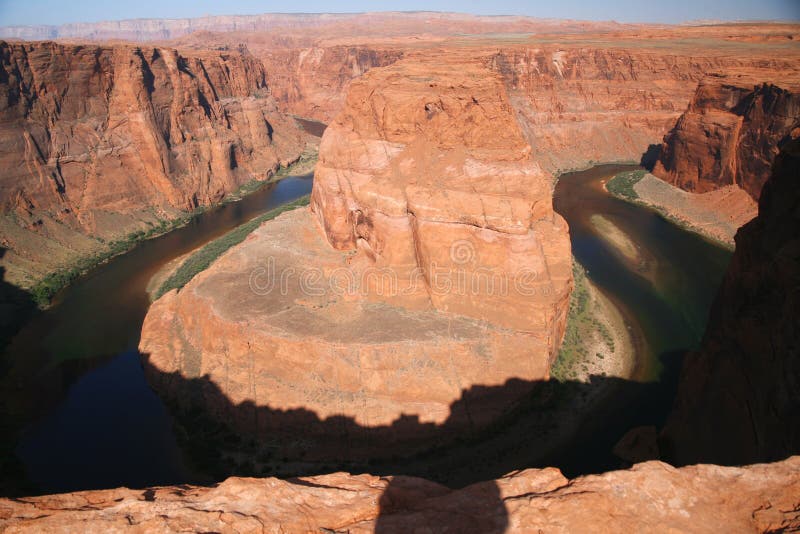 View of the Horseshoe Bend in Utah, USA Stock Image Image of power