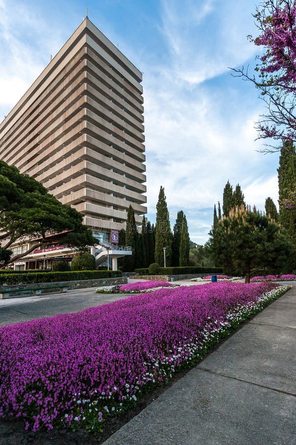 Yalta, hotel editorial image. Image of resort, oleandra 31781015