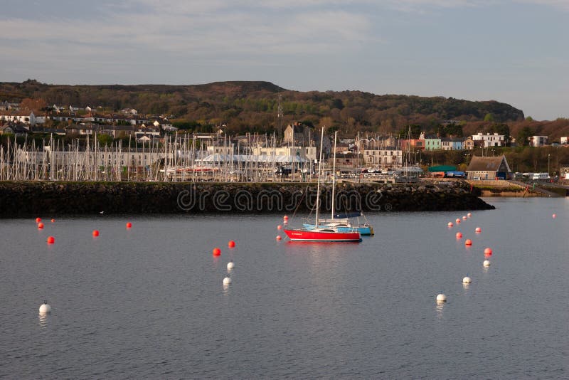 A view of Howth Harbour with small sea craft. stock photos A view of Howth Harbour with small sea craft. stock photos