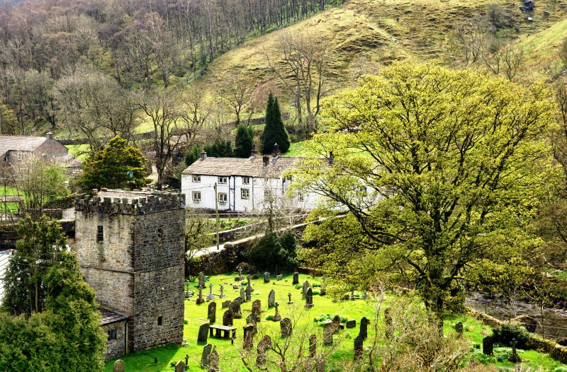 View of Hubberholme in the Yorkshire Dales