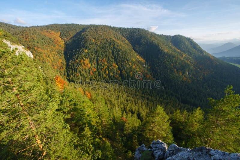 Pohľad z vrchu Ihla v Chočských vrchoch