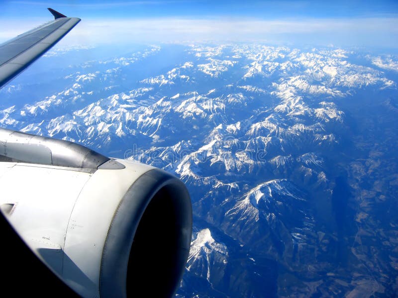 View from a jet plane