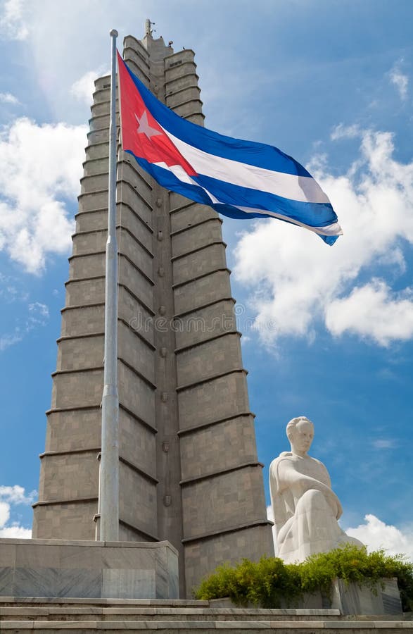 View of the Jose Marti memorial in Havana