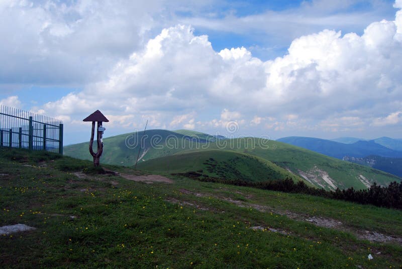 View from Kriznahill on Velka Fatra