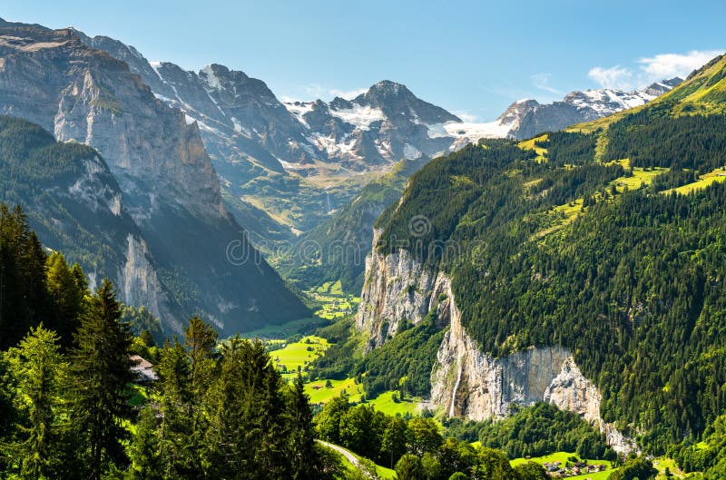 View Of The Lauterbrunnen Valley In Swiss Alps Stock Photo Image Of Mountain Alpine 215285156 View Of The Lauterbrunnen Valley In Swiss Alps Stock Photo Image Of Mountain Alpine 215285156
