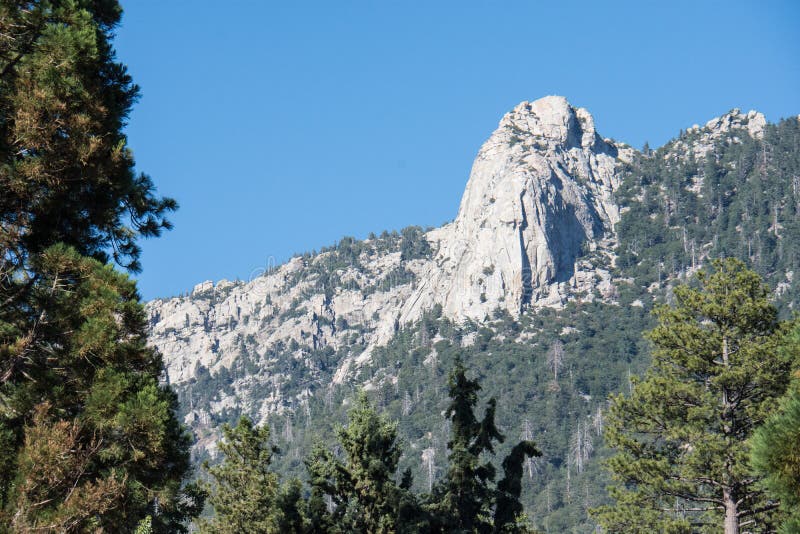 View of Lily Rock also known as Tahquitz Rock, from Idyllwild California stock images View of Lily Rock also known as Tahquitz Rock, from Idyllwild California stock images