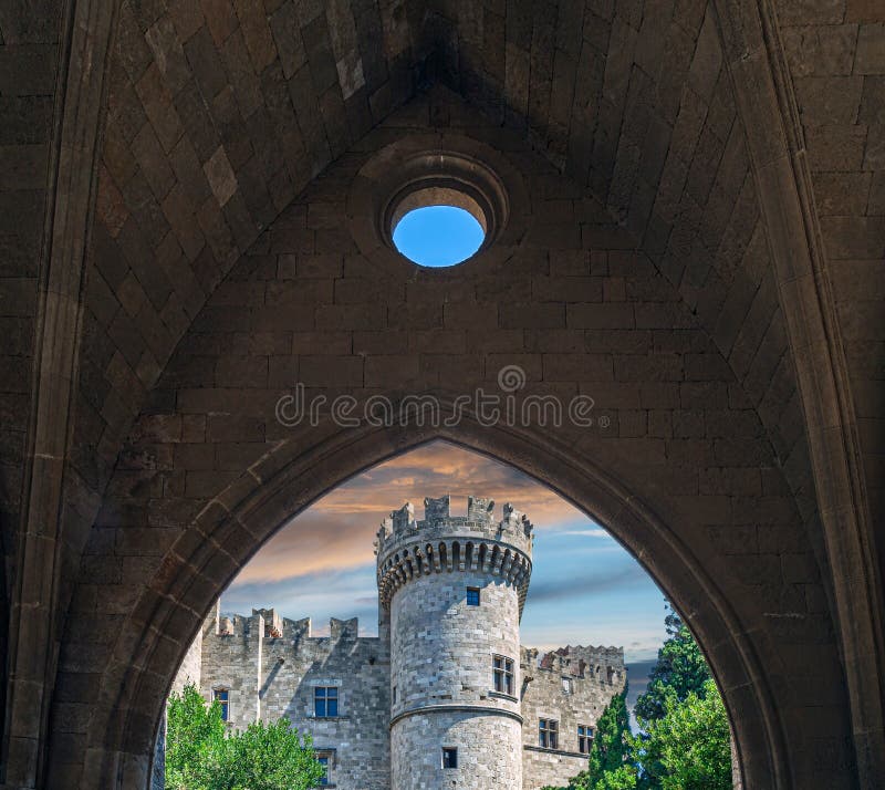 Palace of Grand Masters, Rhodes, Greece. Stock Photo - Image of knight,  travel: 11519532