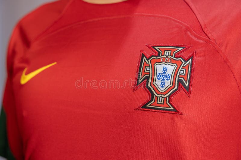 View of the Logo of Portugal National Football Team Editorial Stock