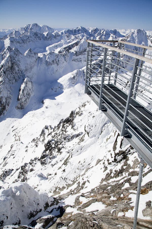 View from Lomnicky stit - peak in High Tatras